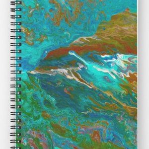 NWT Artisan Spiral Notebook by Noora Elkoussy
